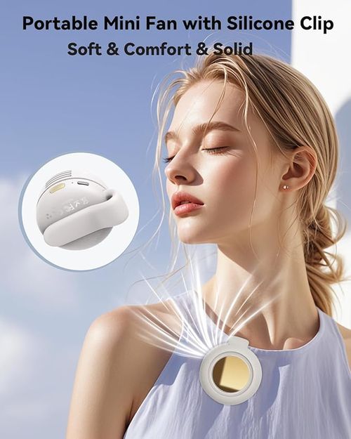 🌀 Le Ventilateur Essentiel du Bénin ! Réchargeable, Sans Pales & Portable