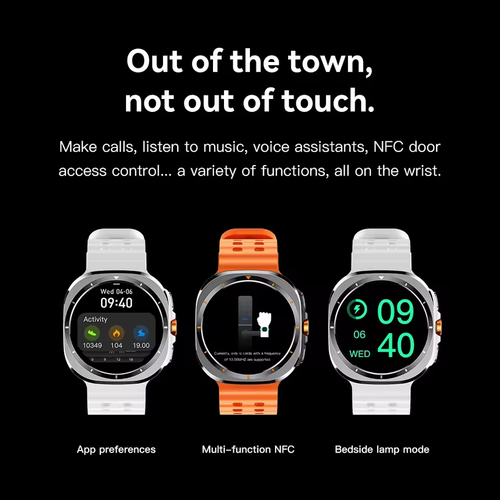 ⌚️Montre Intelligente Pro | Appels Indépendants + SOS Urgence | Résistant 5ATM | 10 Jours d'Autonomie