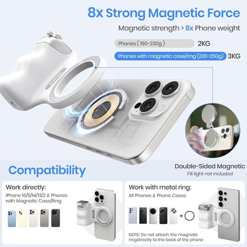 📸TELESIN Magnetic Phone Grip - Outil Pro pour les Meilleurs Smartphones du Bénin