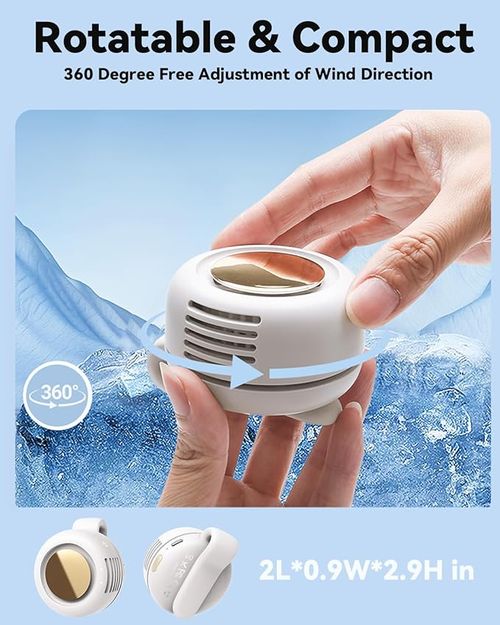 🌀 Le Ventilateur Essentiel du Bénin ! Réchargeable, Sans Pales & Portable