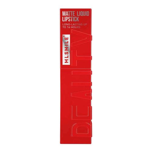 6 - Shade MLSMILE Matte Lipstick: Long - Wear, Waterproof Formula