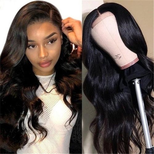 Gorgeous Long Wavy Black Lace Front Wig - Effortless Glam for Stylish Girls