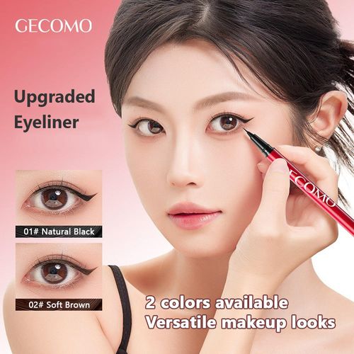 GECOMO Eyeliner: Waterproof, Quick - Dry for Beginners