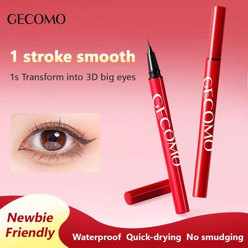 GECOMO Eyeliner: Waterproof, Quick - Dry for Beginners