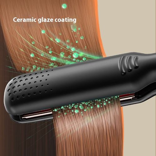 Ceramic - Coated Hair Styler: Straight & Curl, Even Heat Distribution