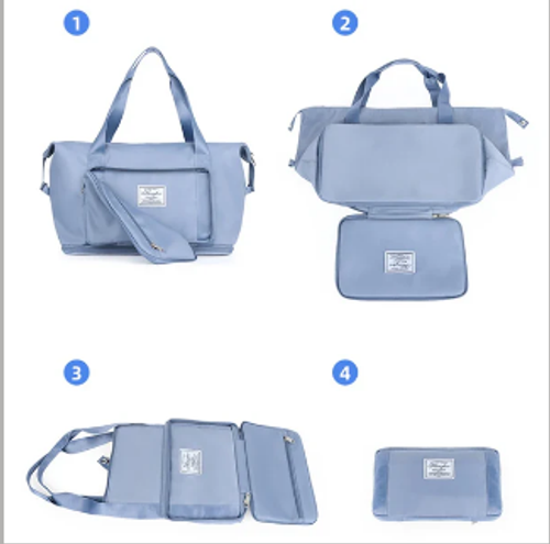 Multifunctional Expandable Travel Duffel Bag - Portable, Convertible & Luggage - Friendly Design