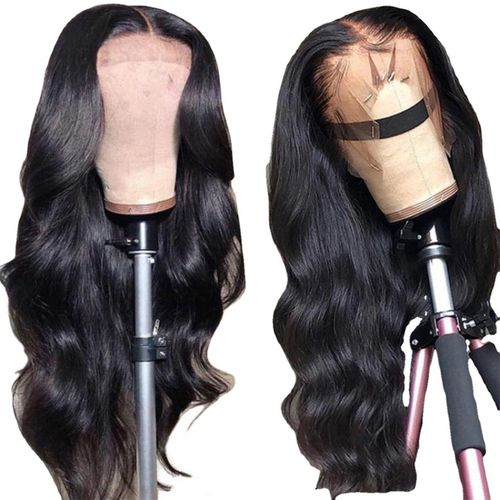 Gorgeous Long Wavy Black Lace Front Wig - Effortless Glam for Stylish Girls