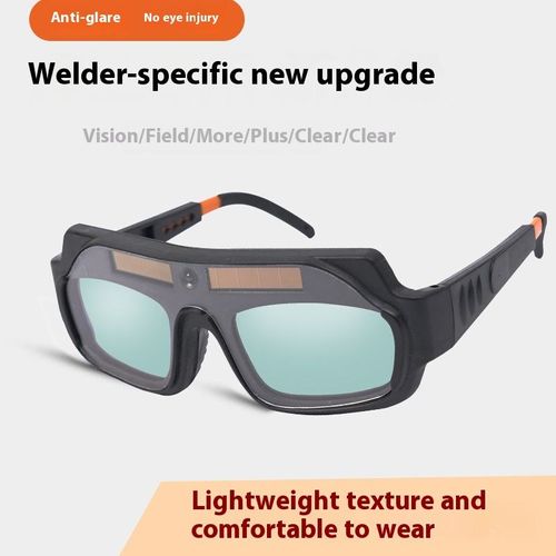Pro Welder Goggles: Solar Dimming, 0.1ms Quick - Change, Anti - Glare & Comfort