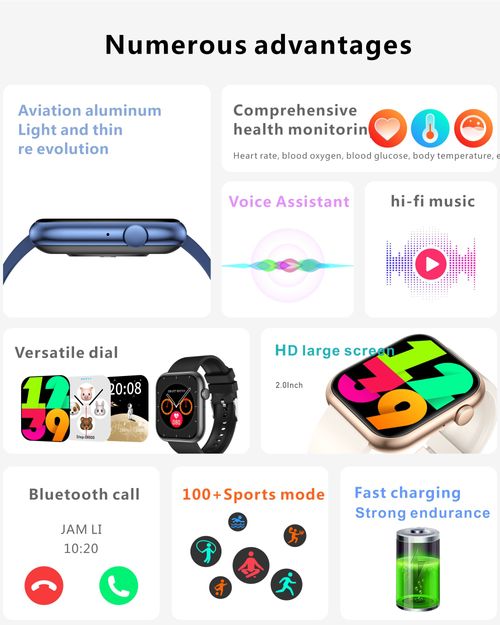 Aviation - Aluminum Smartwatch: HD Display, Bluetooth Call & Sports Modes