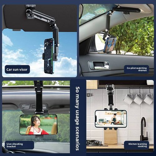 Universal Car Sun Visor Mount: Flexible Adjustment, Multi - Scene Friendly