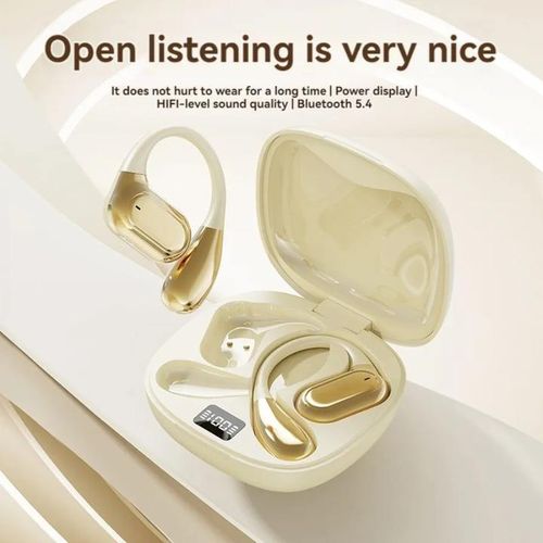 Open - Ear Wireless Earbuds: Long Battery, Zero Latency, Hi - Fi Sound & Bluetooth 5.4