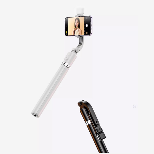 Multifunctional Selfie Stick: Fill Light, Tripod Mode & Telescopic Design