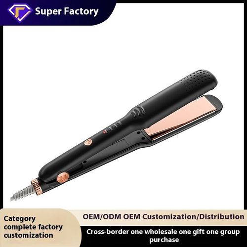 Ceramic - Coated Hair Styler: Straight & Curl, Even Heat Distribution