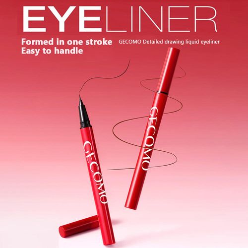 GECOMO Eyeliner: Waterproof, Quick - Dry for Beginners