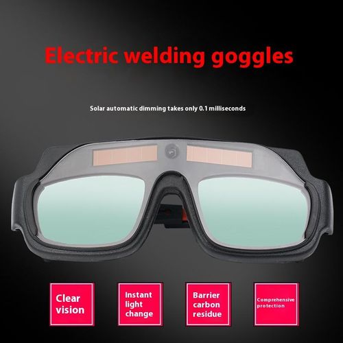 Pro Welder Goggles: Solar Dimming, 0.1ms Quick - Change, Anti - Glare & Comfort