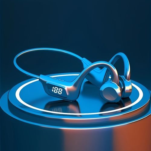 Os Fones de Ouvido VG06 são excepcionais! Design de acolhimento com condução óssea, perfeito para corridas. Com exibição numérica de carga LED, Bluetooth. Ouça música enquanto treina, com estilo e tecnologia.