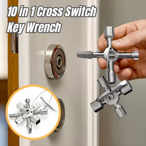 🔥49% OFF 10 in 1 Cross Switch Key Wrench