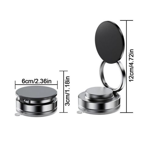 360° Adjustable Vacuum Magnetic Phone Holder, Suction Cup Phone Mount for Magsafe, Portable Cell Phone Holder for Car,MakeupGymMirror, Fit for All iphone iphone 11 and above