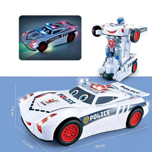 Electric Universal Deformation Police Toy Ca