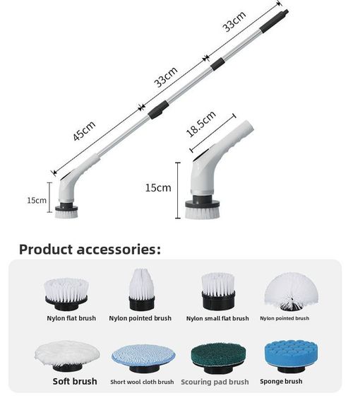 Multifunctional retractable fully electric high-power cleaner
