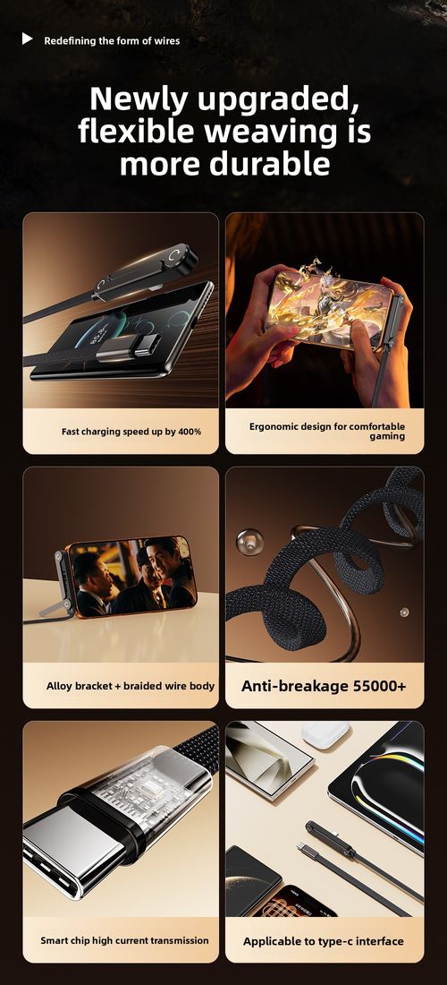 Multifunctional Stand Data Cable(3 items)