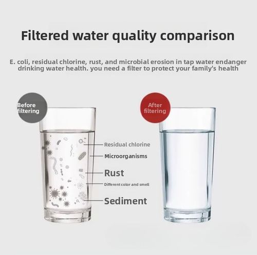 Rotating faucet with filter