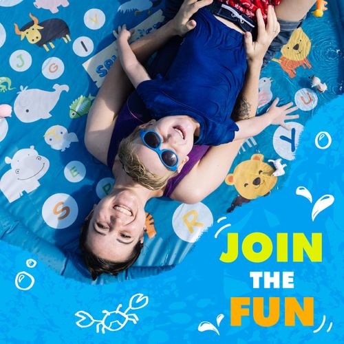 Safe Inflatable Splash Pad for Whole Family Outdoor Play