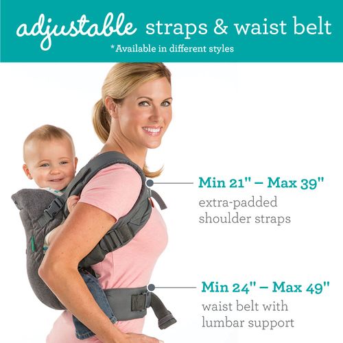 4-in-1 Ergonomic Flip Luxe Baby Carrier