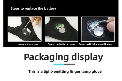 Outdoor lighted gloves