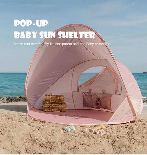 Tenda de campismo dobrável e portátil para uso no exterior, com abertura e fecho com um único botão.