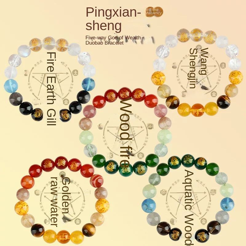 Pulseira de cristal metafísica personalizada para atrair boa sorte, riqueza e romance.
