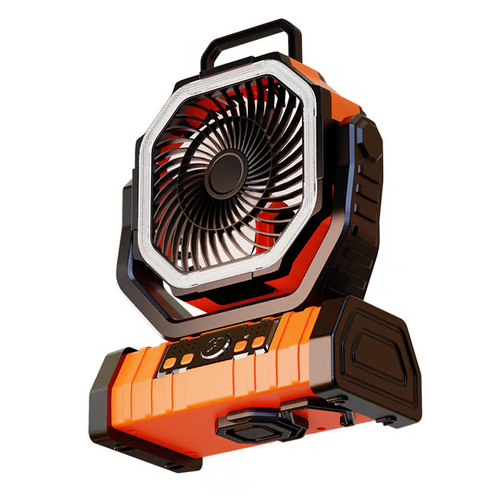 10000mAh Camping Fan with LED Ligh