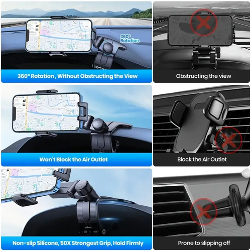 Dashboard phone holder