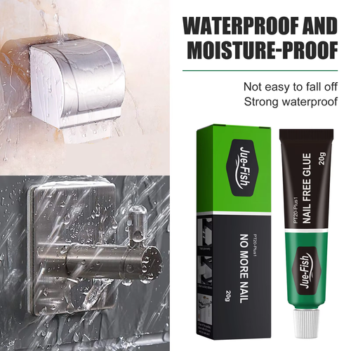 Multifunctional nail-free adhesive for kitchen bathroom wall strong structural glass glue transparent non-porous household sundries