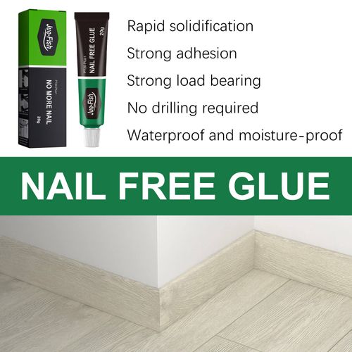 Multifunctional nail-free adhesive for kitchen bathroom wall strong structural glass glue transparent non-porous household sundries