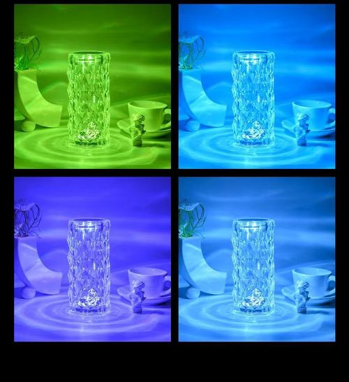 Rechargeable 3-Color LED Rose Night Light