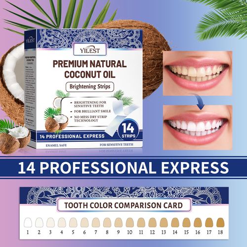 Whitening StripsOs adesivos branqueadores dentários refrescam a sua boca, limpam os seus dentes, fortalecem os seus dentes e branqueiam-nos