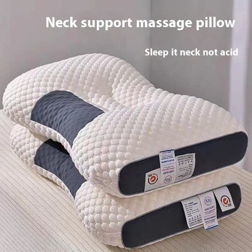 Massage pillow Neck pillow Non-collapse cervical pillow