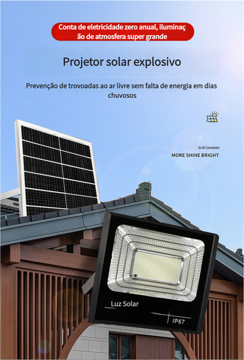Luzes solares residenciais, luzes solares exteriores com controlo remoto