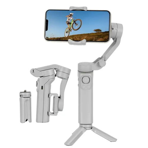 Estabilizador gimbal profissional de 3 eixos F5 portátil, dobrável, rastreio facial, operação rápida