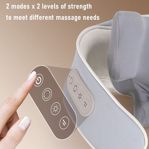 Massajador cervical para pescoço e ombros, compressa quente para pescoço e ombros, xaile de massagem multifuncional