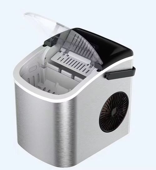 Mini máquina de gelo elétrica portátil em forma de bala em aço inoxidável
