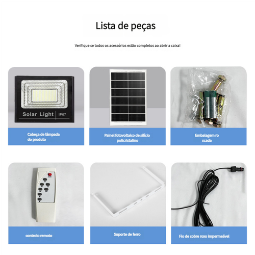 Luzes solares residenciais, luzes solares exteriores com controlo remoto