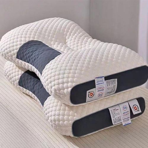 Massage pillow Neck pillow Non-collapse cervical pillow