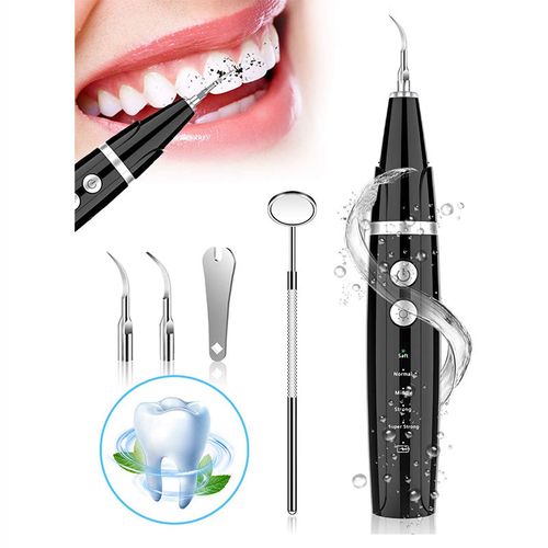Produto de limpeza de dentes ultrassónico para limpar dentes amarelos, manchas de fumo e branquear os dentes