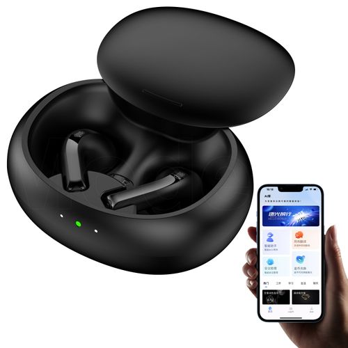 Auscultadores inteligentes com tradução Air Pro AI, auscultadores sem fios TWS à prova de água, áudio para texto, tradução em tempo real