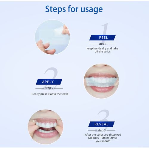 Adesivos para remoção de manchas nos dentes, adesivos para branqueamento dos dentes