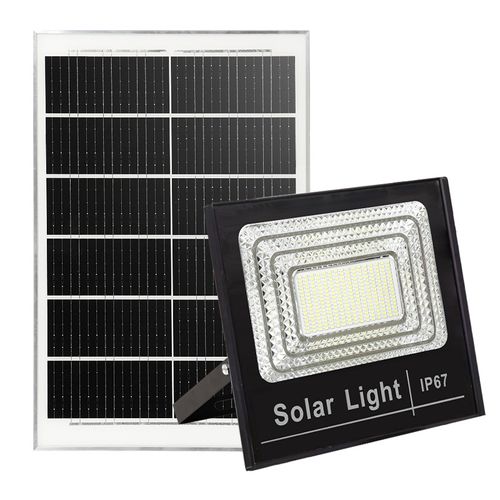 Luzes solares residenciais, luzes solares exteriores com controlo remoto