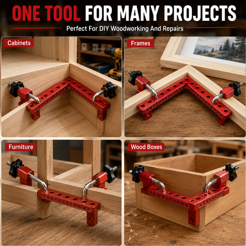 Carpentry Right-Angle Clamp, Panel Clamping Clamp, 90-Degree Right-Angle Positioning Ruler, Aluminum Alloy Height Gauge.Stock |48H Dispatch |COD Orders are dispatched within 48 hours from our Nairobi warehouse. Delivery takes 1–3 working days.