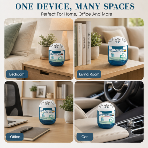 Air Deodorizing Aromatherapy Magic Box with Ultra-Strong Suction for Purifying Home Air—Magic Box Air Freshener.Stock |48H Dispatch |COD Orders are dispatched within 48 hours from our Nairobi warehouse. Delivery takes 1–3 working days.